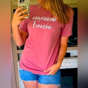 ETSY | Engagement Shirt Girlfriend to Fiancée | Size M